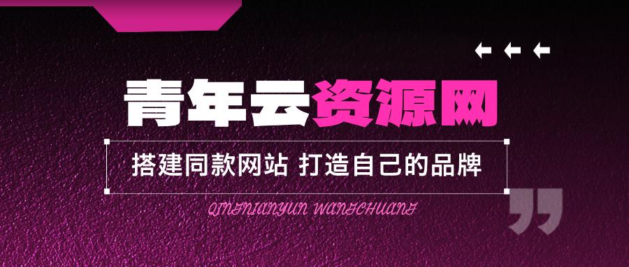 加盟青年云网创，搭建同款项目资源站，实现日入2000+-青年云网创—高质量项目商城